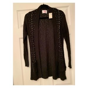 Justice NWOT cardigan(juniors)